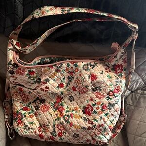 Vera Bradley Floral Quilted Shoulder Bag